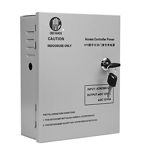 OBO HANDS Haute Qualité Ac90 V/260 V 5 une Boîte d'alimentation de Contrôle d'accès pour Tous les Types de Verrou de Porte Électrique avec Temps Delay-dyx5 a (Dyx5 a)