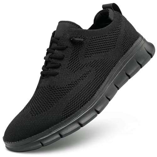 Men's Casual Dress Shoes Fashion Walking Sneakers Mesh Business Oxfords Work Lightweight Soft Sole