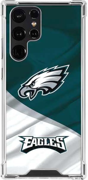 Skinit Clear Phone Case Compatible with Galaxy S24 Ultra - Officially Licensed NFL Philadelphia Eagles Team Motto Design