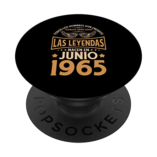 Cumpleaños Hombre Regalos Las Leyendas Junio 1965 PopSockets PopGrip Intercambiable