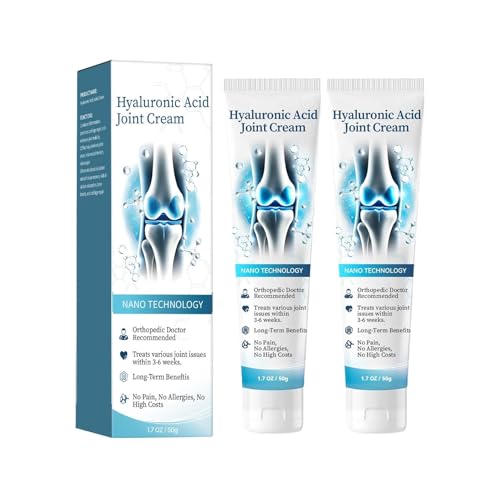 Arthroheal Hyaluronic Acid Joint Repair Cream, Hyaluronic Joint Cream, Arthroheal Crème Réparatrice pour Articulations à L'acide Hyaluronique, Pour Le Dos,Le Cou,Les Mains,Les Genoux (2)