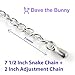 Dave The Bunny Penguin Bracelet - Stainless Steel Snake Chain with Metal Alloy Charm - Elegant Penguin Stuff for Fashionable Accessories and Thoughtful Penguin Gifts