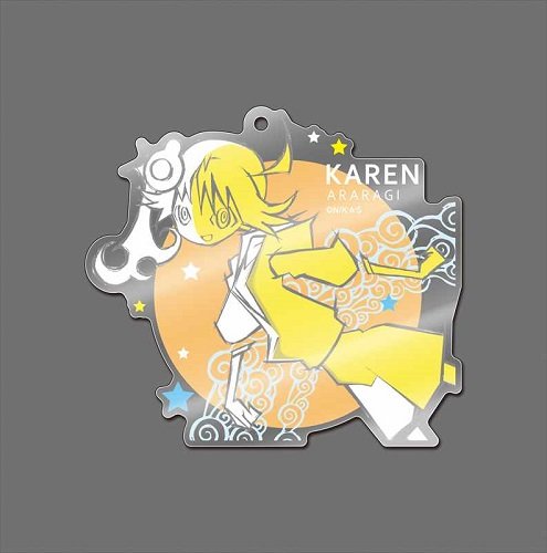 Porte-clés acrylique Karen Araragi Monogatari décoratif