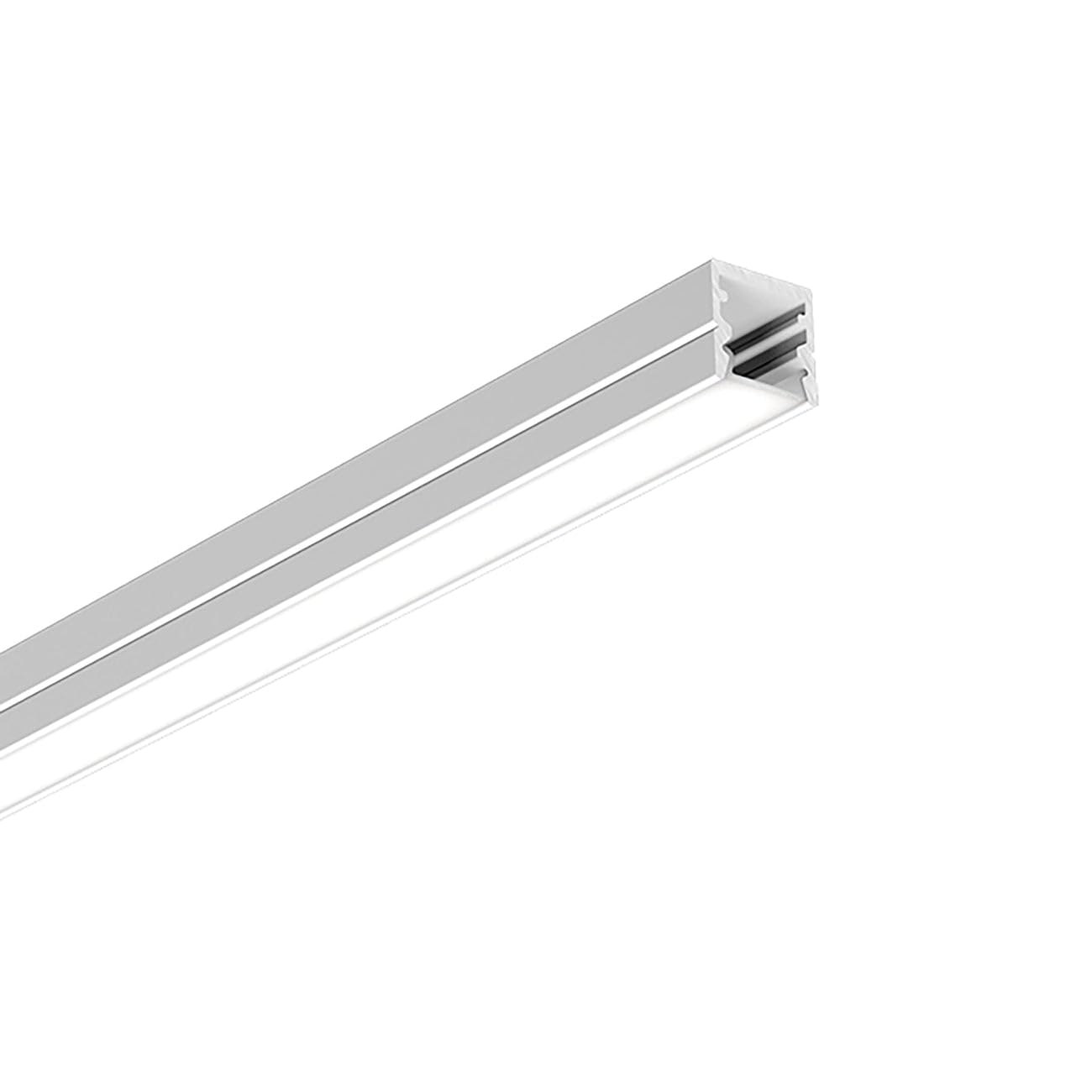 G.W.S® Surface Mounted LED Profile, 1-Pack Aluminium Channel for LED Strip Light, 1 Metre 10mmx10mm (196-M1010) — image 1