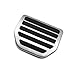 MYMOCCY Foot Rest Pedal Brake Fuel Gas Pad Cover for Compatible with Land Rover Discovery 4 LR4 2010-2016 Range Rover Sport 2010-2013 L320 Parts No Drill (Stainless Steel)