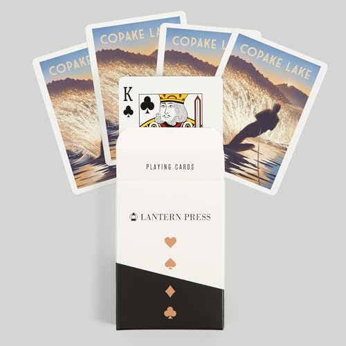 Baraja de 52 cartas tamaño póker Lantern Press miniatura 6