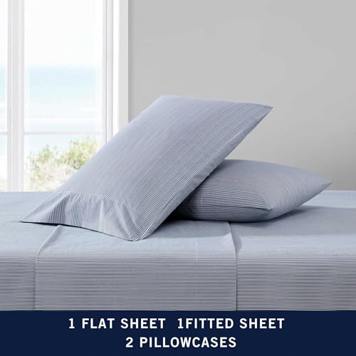 Nautica - King Sheet Set with Fitted Sheet & Pillowcases by Nautica - Used condition - Image 2