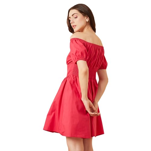 Image of Rare Women's Cotton Fit and Flare Above The Knee Dress