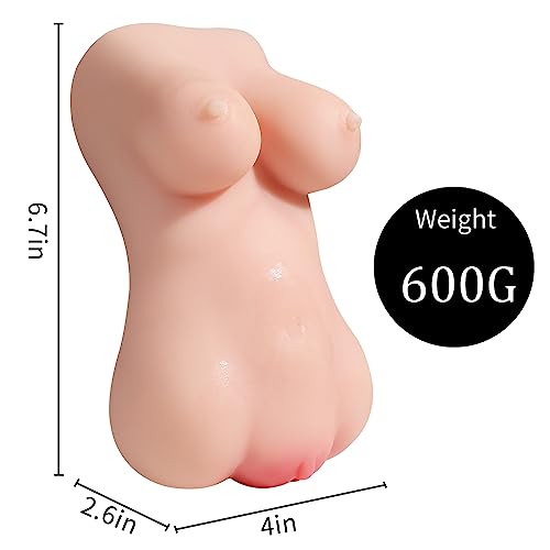 Lmgoc 600G Realistischer Masturbator mit Wasserspray Groß Sex spielzeug für die Männer Erotik Sexspielzeug Pussy Muschi mit 3D Silikon Vagina Klitoris Anal Sex Toy masturbieren für – Bild 3