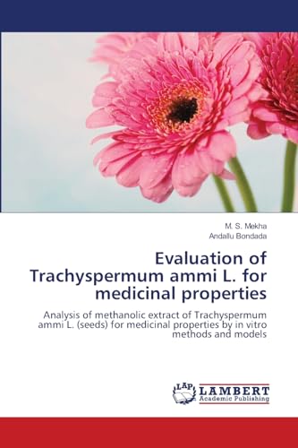 Evaluation of Trachyspermum ammi L. for medicinal properties: Analysis of methanolic extract of Trachyspermum ammi L. (seeds) for medicinal properties by in vitro methods and models