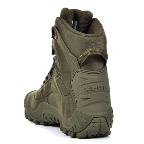 Image of Men's Tactical Boots 8'' Mid Combat Boots Waterproof Military Boots