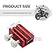 NYTKL Cable Lubricator, Aluminum Portable Wire Lubricant Tool Brake Cable Luber, Dual Throttle Clutch Line Oiler for Bike Scooter Motorcycle ATV Dirt-Bike, Car Accessories (Red)