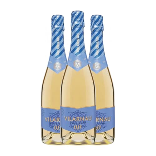 González Byass Vilarnau Cava 75 cl Sin Alcohol Espumoso blanco (Caja de 3 Botellas de 75 cl)