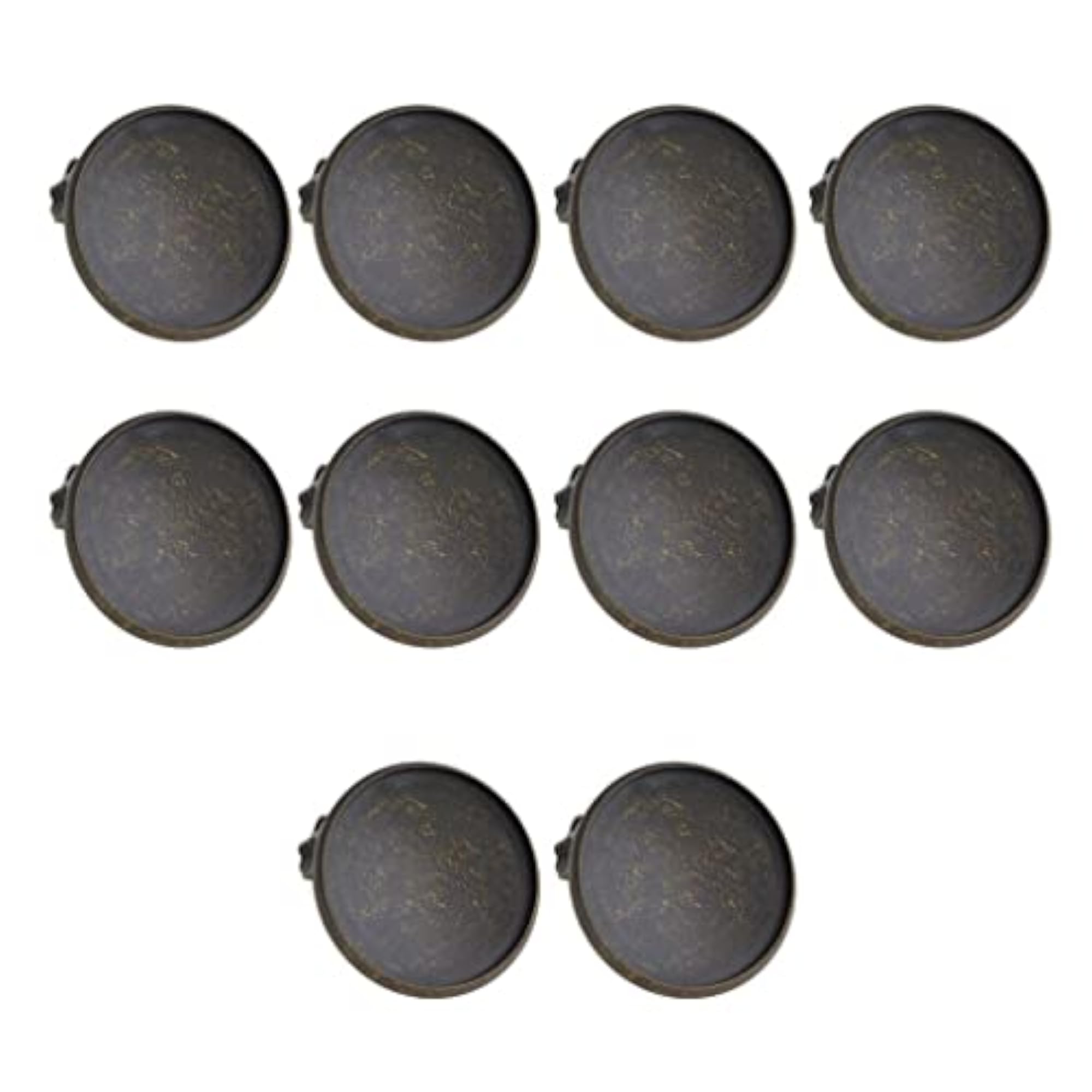 2x10 Pieces Cabochon Brooch Setting Blanks 20mm
