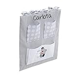 Bolsillero Cuna Personalizado con el nombre de tu bebé, mod