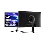 Pixio PX248 Wave 24 inch 200Hz Refresh Rate FHD 1080p Resolution Fast IPS Panel 1ms GTG Response Time Built-in Speakers Gaming Monitor with Adaptive Sync