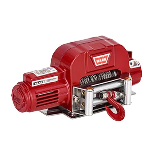Winch eléctrico de metal para coche RC 1:10 miniatura 6