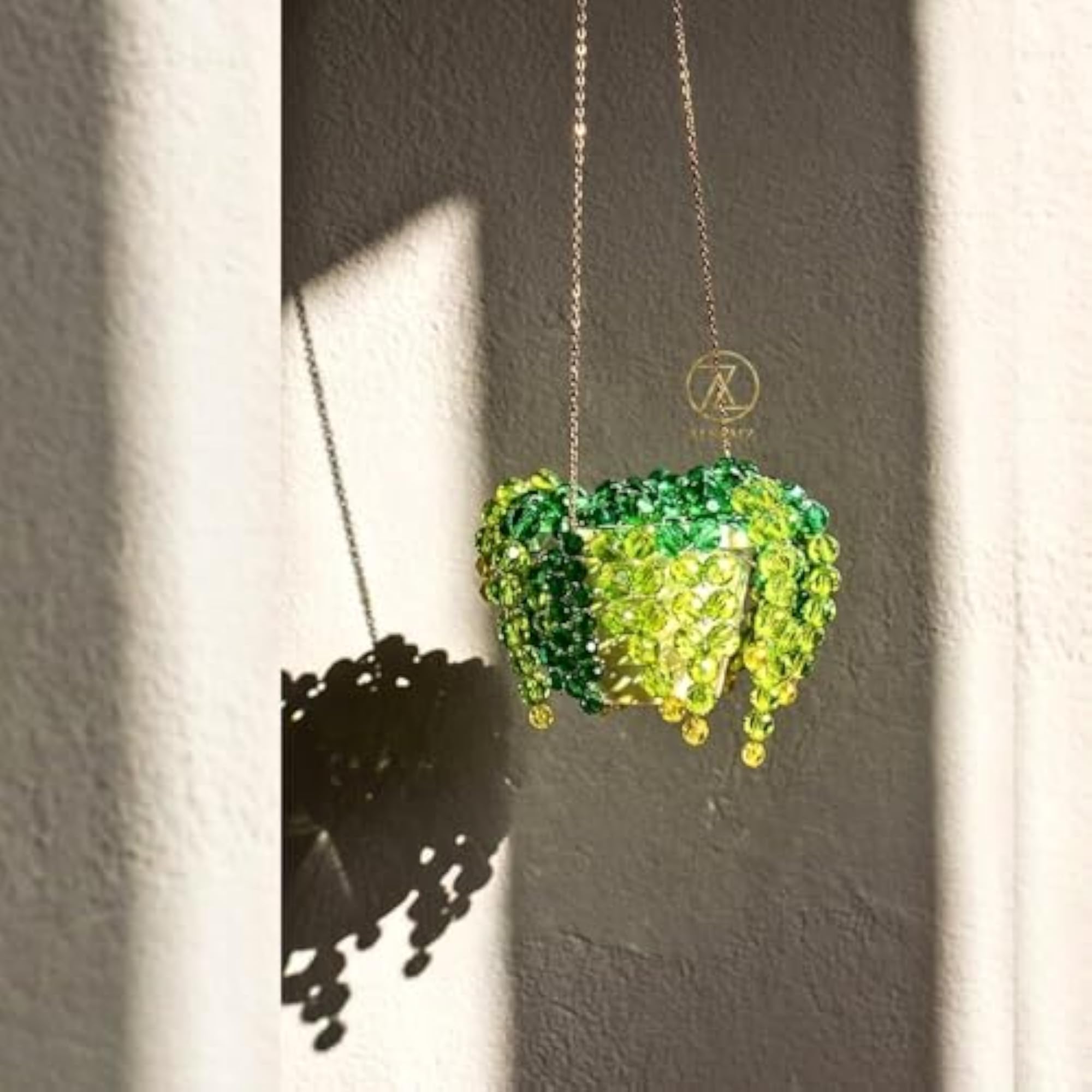 Beaded Hanging Plant Decorative Showpiece