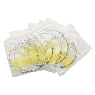 Lot de 6 cordes de guitare électrique et acoustique en aluminium argenté – Cordes de guitare antirouille profondes… - Les Beatles, Paul McCartney, John Lennon, RIngo Starr, George Harrison