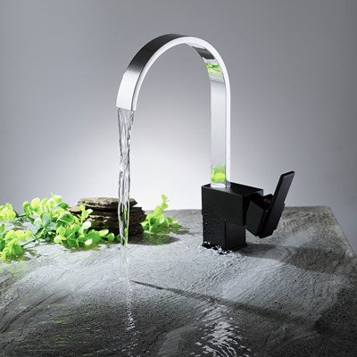 YAWEDA Mutfak Musluk Griferia Lavamanos Sink Mixer Tap Waterfall Faucet Robinet Douchette Grifos De Cocina Agua Fria Y Agua Caliente,E