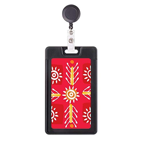 Porte-badge rétractable Totems de blé mexicain fini les pertes de pass de bureau
