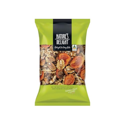 Nature’s Delight Premium Fruit & Natural Nut Mix | Blend of Dried Fruit & Nuts | Healthy Snack Mix 400g