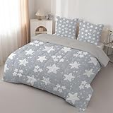 Syhi Qlty Bettdecke 135x200 Junge Steppdecke Ganzjahresdecke Sterne - Bettdecke Ohne Bezug Waschbar...