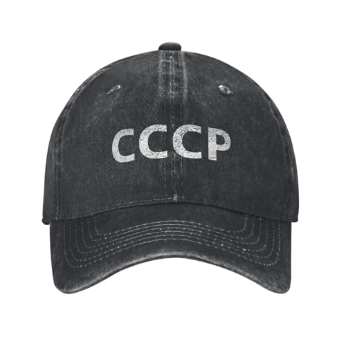 Casquette baseball CCCP lavée hip hop soleil sports plein air femme homme