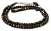 Islamic Muslim Prayer Beads Tasbih with Allah & Muhammad Engraved (99 beads) (Brown)