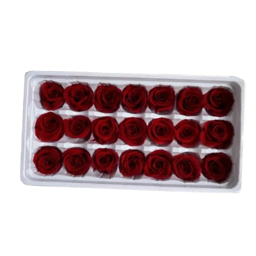 Rosas eternas secas coloridas 2-3cm pack de 3 miniatura 1