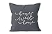 565pir Housse de Coussin 45 Couleurs Home Sweet Home Décor de Maison Gris Home Sweet Home Taie d'oreiller Cadeau de Pendaison de crémaillère