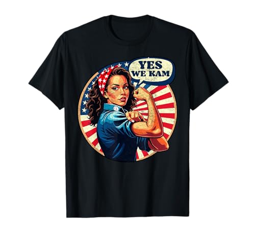 Féminisme Kamala Harris 2024 Yes We Kam Démocrates électoraux T-Shirt