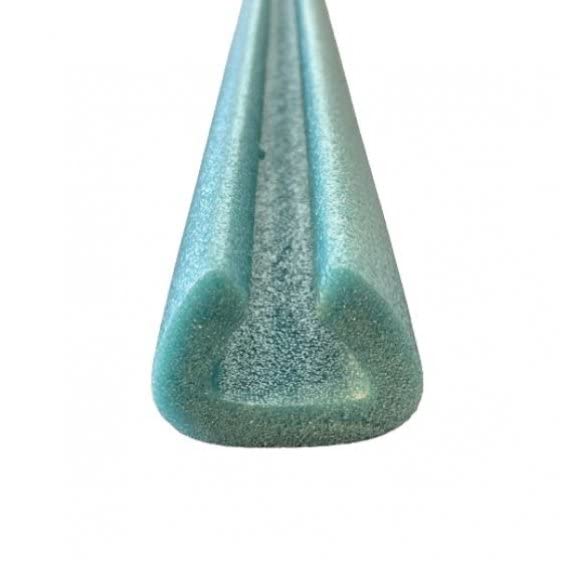 Lot de 40 Pièces Protection de Bords en Mousse Bleue 2 m x 15 x 45 x 76 mm Profilé de Protection en Mousse en U 100% Recyclé