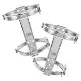 VALICLUD 2 Stück Teiliges Feuerlöscher wandhalter Edelstahl Robuste Wandhalterung für Auto LKW...