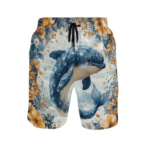 Short de bain avec doublure de compression homme carreaux de buffle