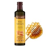 Premium Qualität Honigessig 500ml – 100% echter Essig aus Honig mit Zimt – ohne jegliche Zusätze – natürliche Fermentation (500 Ml, Honigessig)