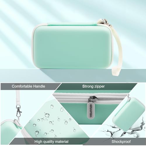 Estuche para cámara instantánea color verde menta miniatura 4
