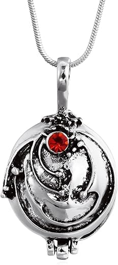 Necklace Pendant Silver Plated Vampire Locket Diaries Necklace