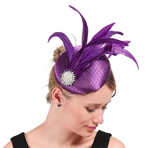 Classic Chic Fascinating Hair Clip Hat Headband Mesh Bridal Wedding