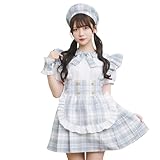 クリアストーン(Clearstone) リリカルパレット コスプレ ハロウィン アイドルチェックメイド レディース ホワイト