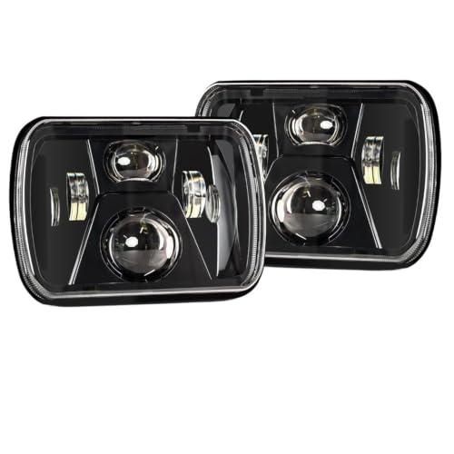 Phares LED 7X6 avant de voitures auto carrés 5X7 d'origine