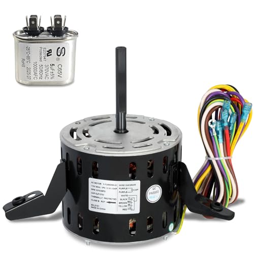 60L21 Furnace Blower Motor, 1/3 HP, 115V, 1075 RPM