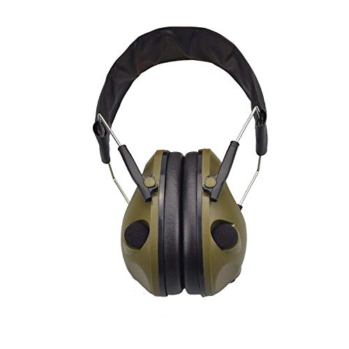 XAegis Ear Muffs Noise Protection,Noise Cancelling Hunting/Shooting Sound Earmuffs NRR 20dB,Army Green