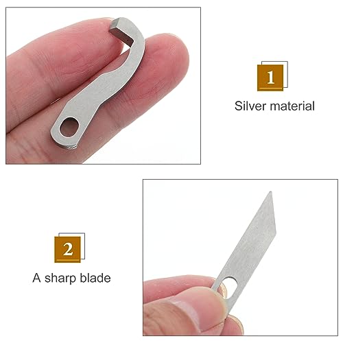 Lames de surjeteuse anti tissu mâché couteaux de remplacement pour machine