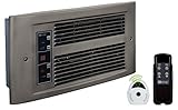 KING PX2417-ECO-SN-R PX ECO2S 2-Stage Electric Wall Heater, 1750W / 240V, Satin Nickel