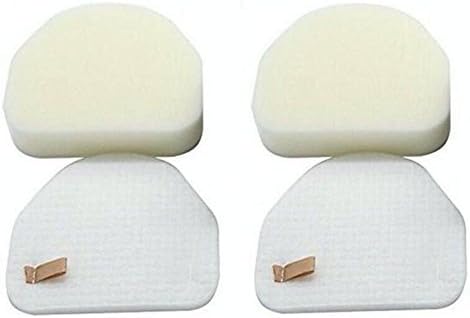 Tosva 2 Sets NV450 Foam & Felt Filter Kit for Shark Rocket Professional Upright NV480 Vacuum Filter Sponge Foam Fit Shark Rocket NV450 Part # XFF450