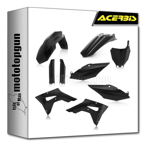 Kit cache carenage noir Acerbis haute résistance pour Honda CRF 450 RX