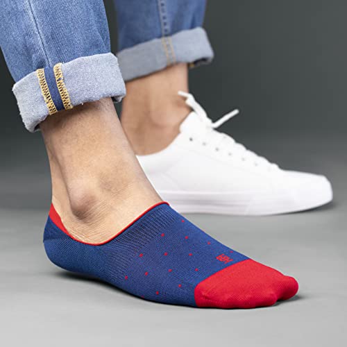 Image of SockSoho Premium Loafer Cotton Socks for MEN - (COLOR: Multicolor | Loafer Length | 7-12 UK Size)