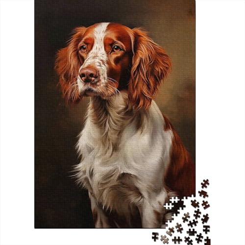 Puzzle de perro de 1000 piezas para adultos: desconecta del estrés con este retrato animal