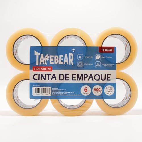 Encuentra cinta transparente 48 x 150 marca tapebear, en la categoría de herramientas y accesorios para pintar. Cinta transparente 48 x 150 Marca TAPEBEAR 1